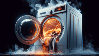 Why Does My Dryer Smell Like Its Burning?