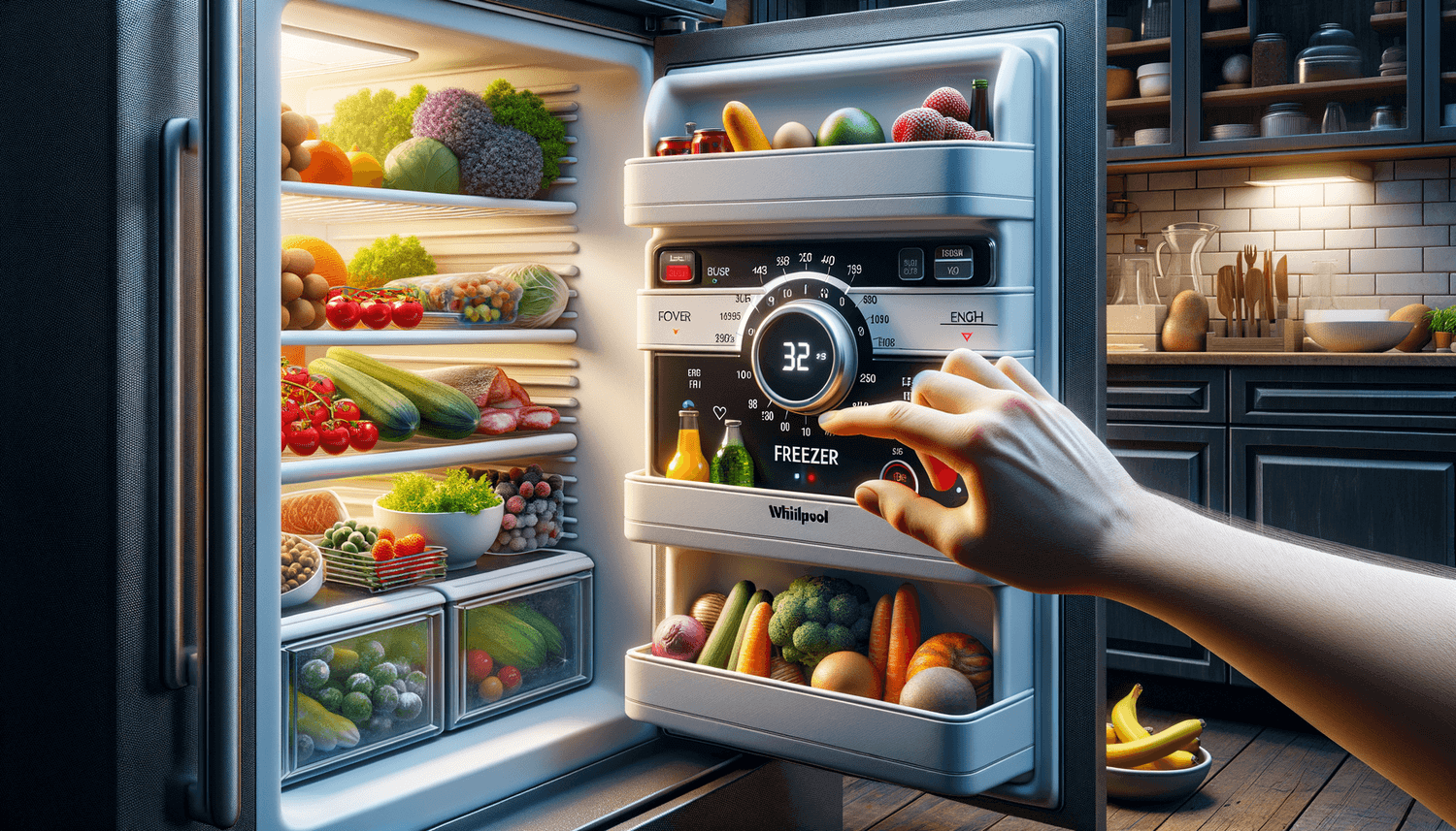 How to Set Freezer Temperature on Whirlpool Refrigerator - Settings King