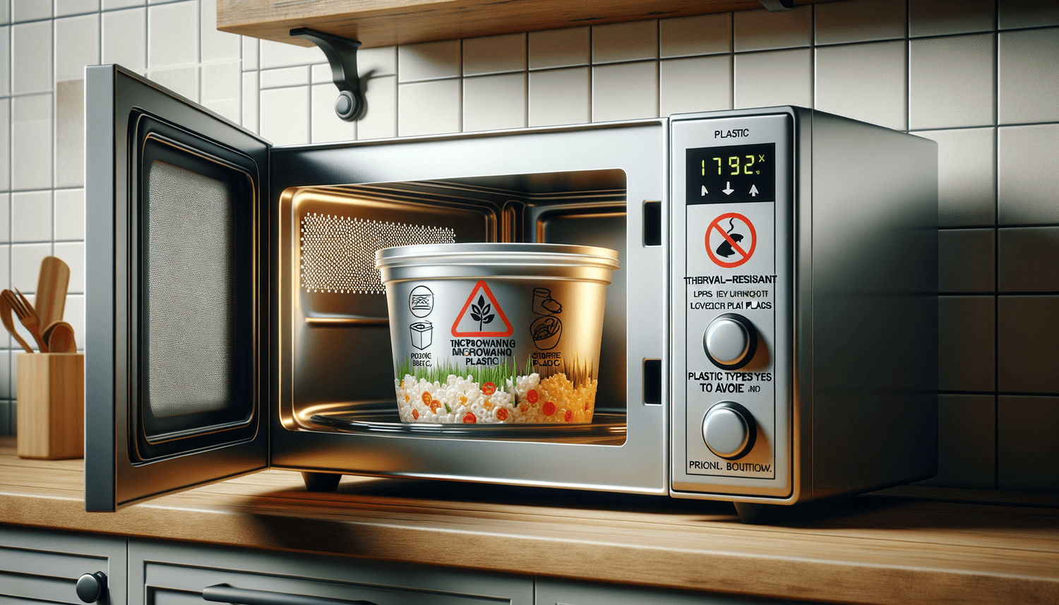Can you put plastic in the microwave settings king