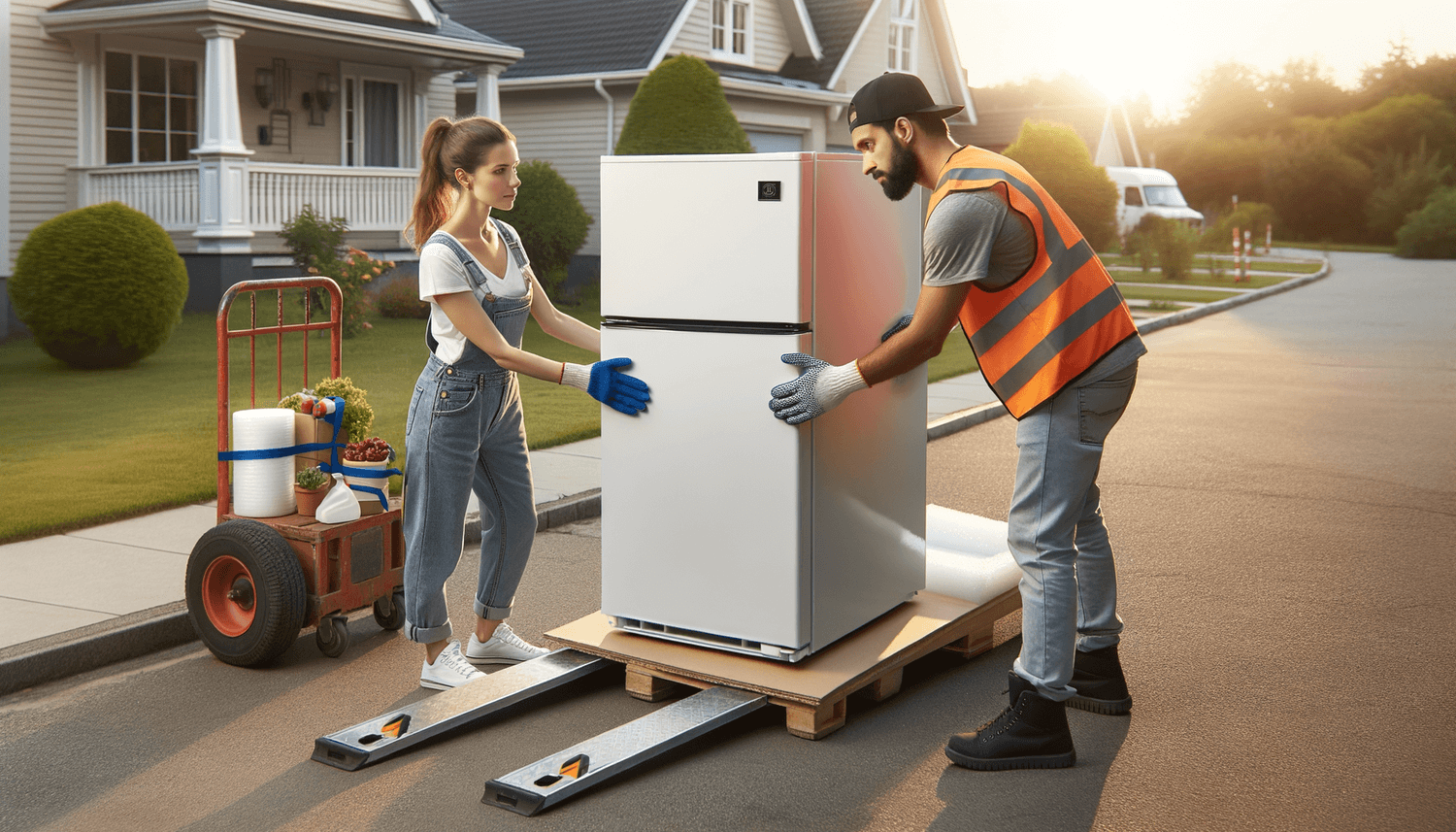 Can You Transport a Refrigerator on Its Side? Settings King