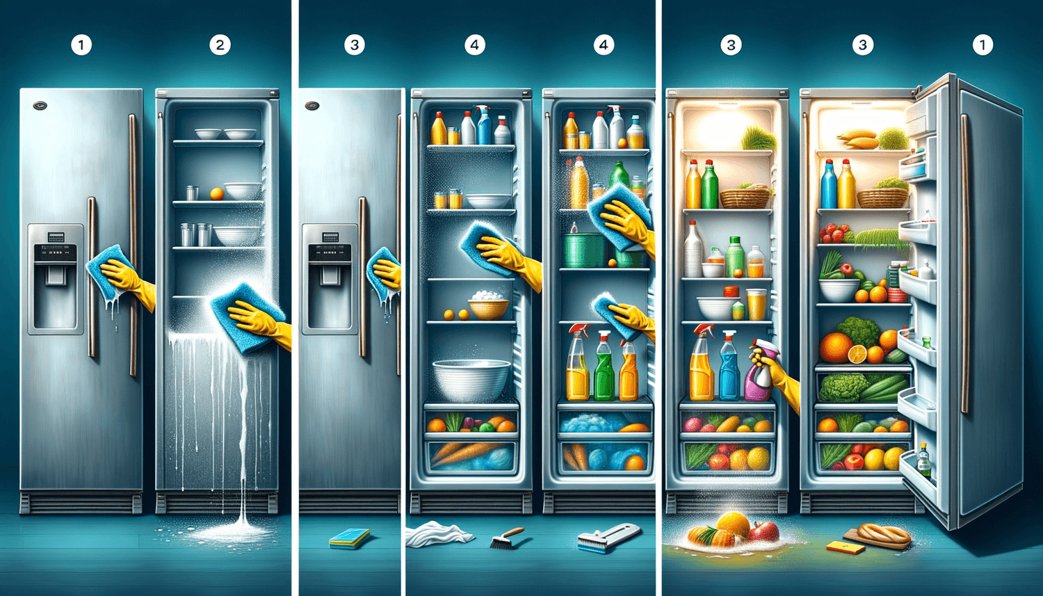 How to Clean a Refrigerator? - Settings King