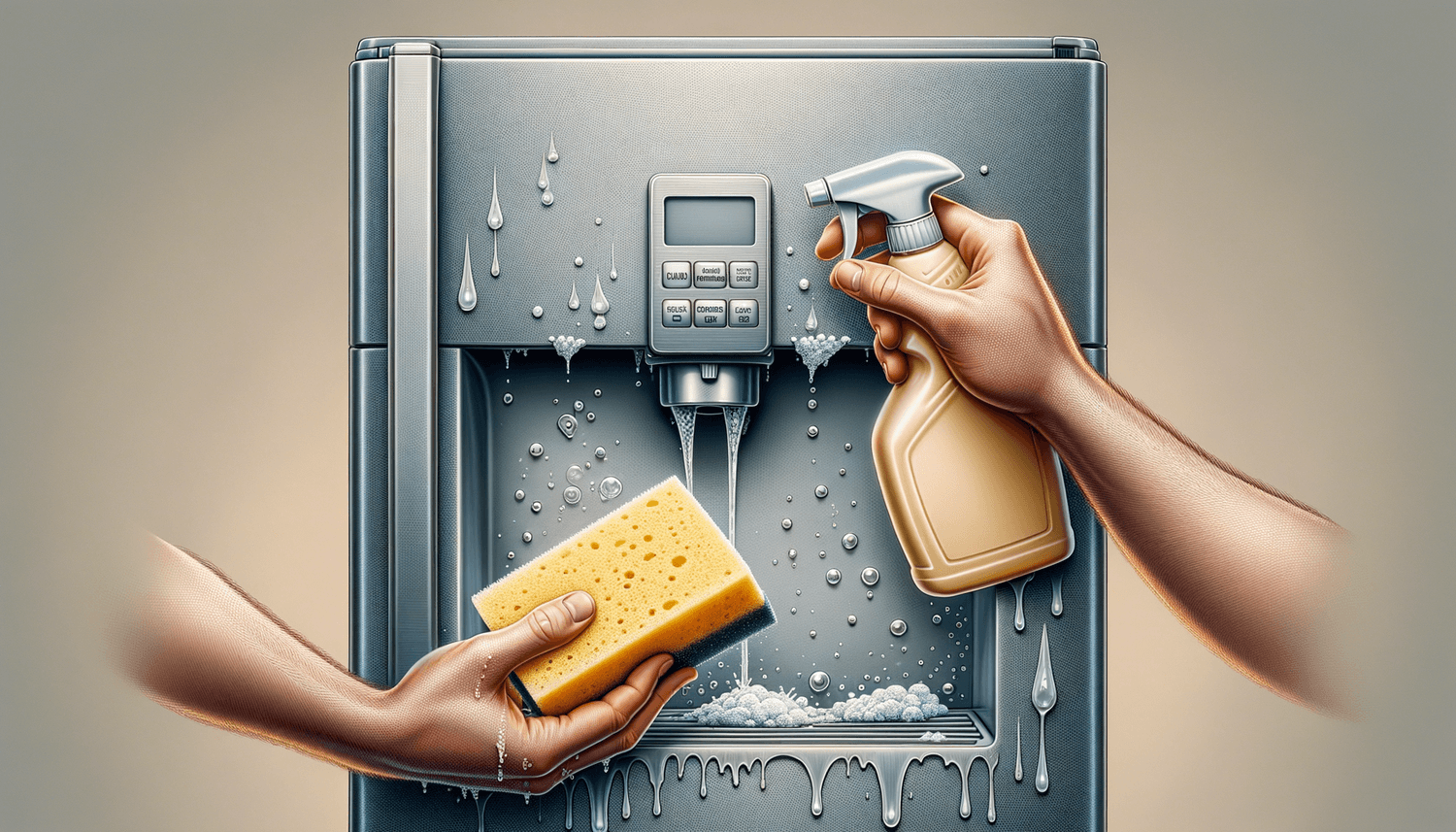 How to Clean a Refrigerator Water Dispenser? Settings King